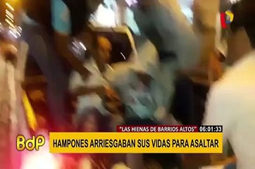 Cercado: desarticulan banda que interceptaban vehículos y asaltaban a sus ocupantes