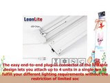 LEONLITE 4ft 40W Linkable LED Utility Shop Light 4100 Lumens ENERGY STAR  ETL Listed