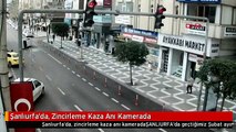 Şanlıurfa'da, Zincirleme Kaza Anı Kamerada