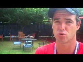 Ubaldo con l'allenatore di Sara Errani