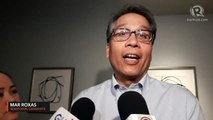 Mar Roxas on lower survey ranking: 'Okay lang 'yan, family first'