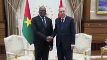 Cumhurbaşkanı Erdoğan, Burkina Faso Cumhurbaşkanı ile baş başa görüştü