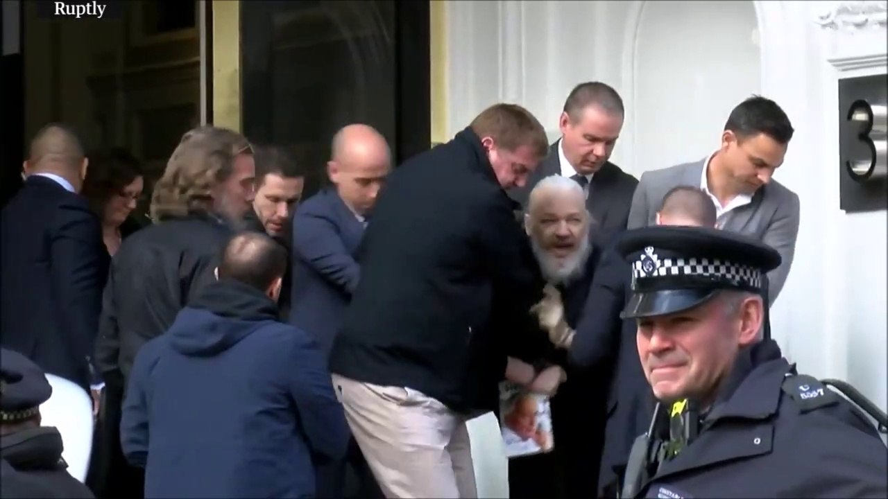 Julian Assange Arrested at Ecuadorian Embassy in London