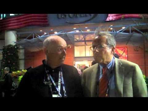 Ubaldo with Steve Flink about Day 10 at the US Open 2010