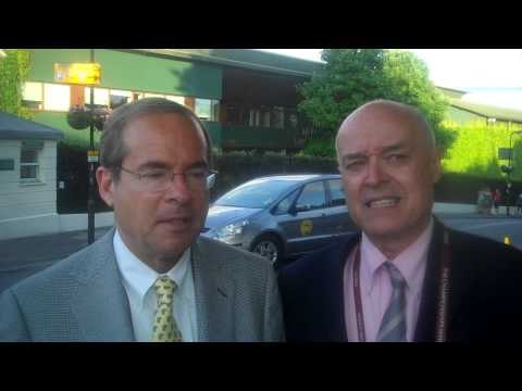 Ubaldo Scanagatta and Steve Flink on the Gentlemen's semifinals