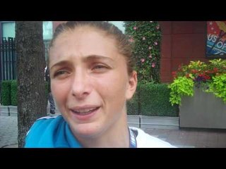 Sara Errani con Ubaldo US Open 2010