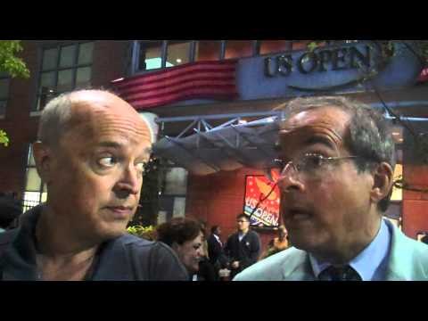 Ubaldo with Steve Flink about US Open 2010 -Super Saturday-