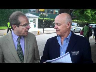 Wimbledon, day 10: Ubaldo Scanagatta with Steve Flink on the women's semis