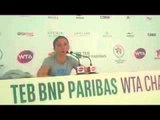 WTA Championships - Sara Errani dopo la sconfitta contro Agnieszka Radwanska