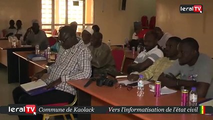 Mairie de Kaolack - Vers l'informatisation de l'état civil