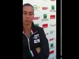 Fed Cup: Ubaldo Scanagatta intervista Flavia Pennetta