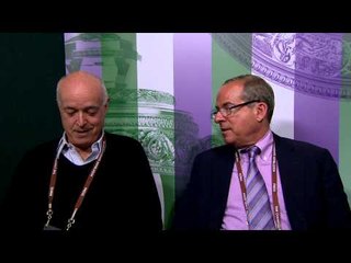 Wimbledon 2014 day 7: Ubaldo Scanagatta and Steve Flink commenting the events of the day