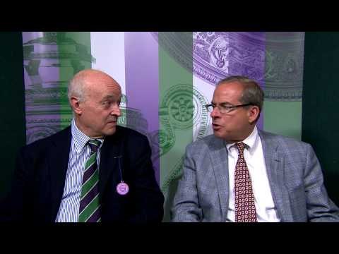 Ubaldo Scanagatta e Steve Flink commentano in inglese la finale donne