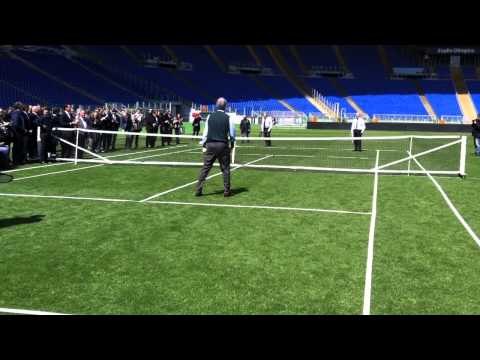 Internazionali d'Italia 2015, presentazione: il doppio tra Pietrangeli, Malagò, Binaghi ed Abete