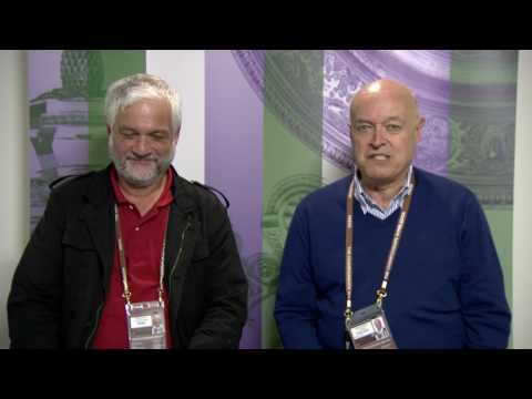 Wimbledon day 3 - Ubaldo Scanagatta e Roberto Salerno