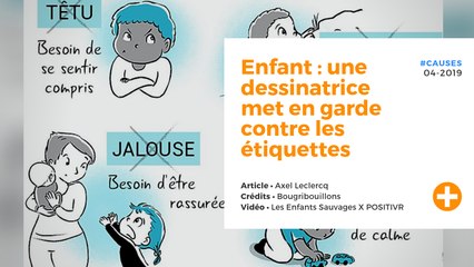 Enfant : une dessinatrice nous met en garde... contre les étiquettes