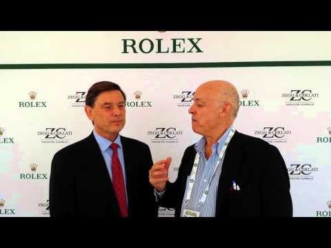Ubaldo Scanagatta incontra Laurent Delanney di Rolex, a Montecarlo 2016