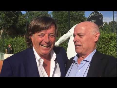 Adriano Panatta nel Superga's Day ricorda con Ubaldo Scanagatta
