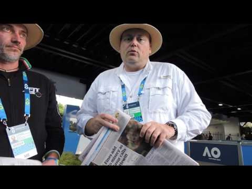 AO 2017, rassegna stampa day 5: giornali verdi freschi alla fermata del tram