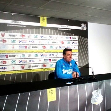 Christophe Pelissier entraîneur de l'Amiens SC