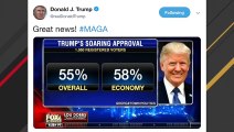 Trump Tweets Poll Graphic That Overstates His Approval Rating