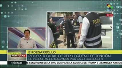 Policía Nacional de Perú detiene a Pedro Pablo Kuczynski