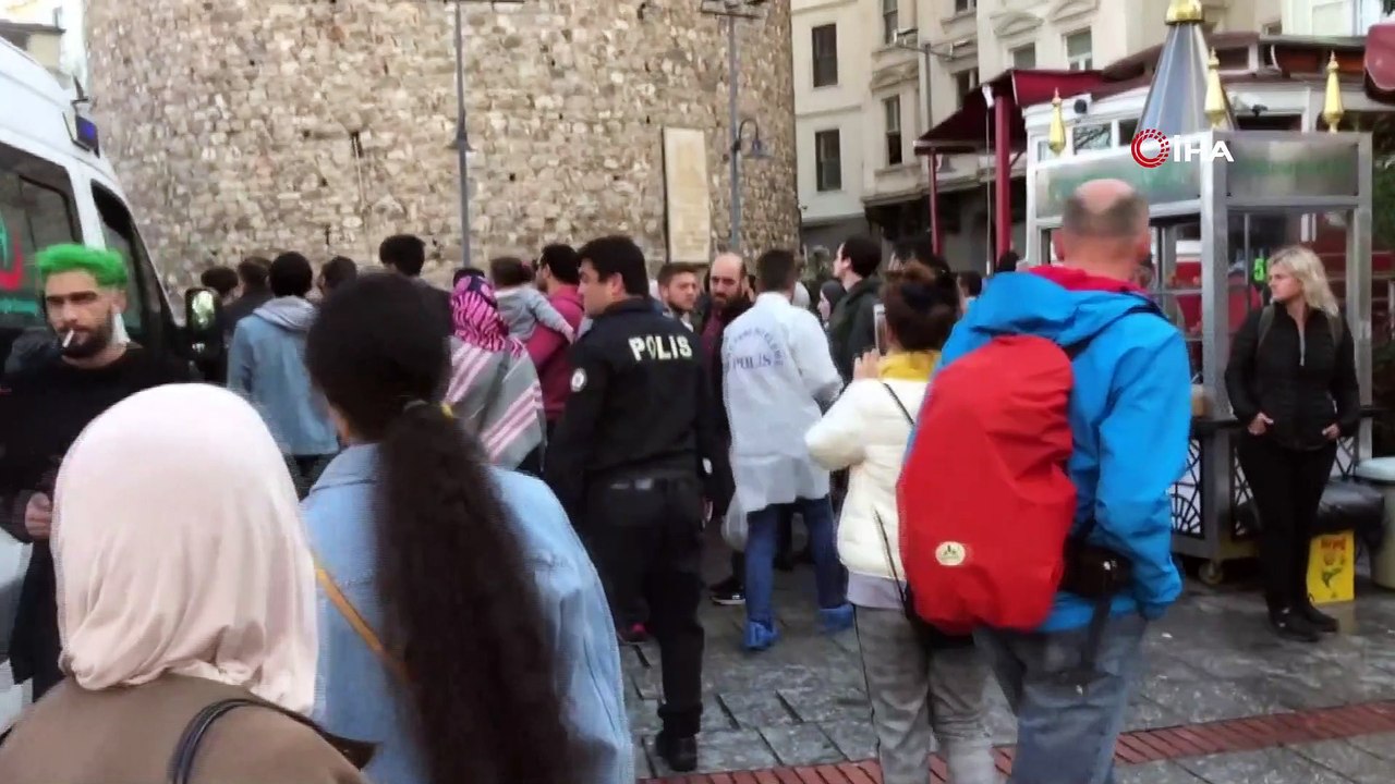 Galata Kulesi’nde feci olay... Galata Kulesi'nden aşağıya düşen kadın hayatını kaybetti
