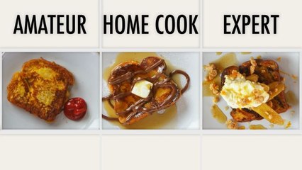 4 Levels of French Toast: Amateur to Food Scientist