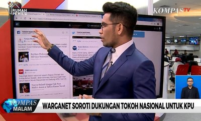 Warganet Soroti Dukungan Tokoh Nasional untuk KPU