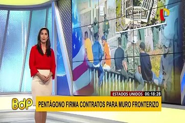 EEUU: Pentágono firmó contratos para construir muro fronterizo