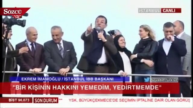 Ekrem İmamoğlu Küçükçekmece’de
