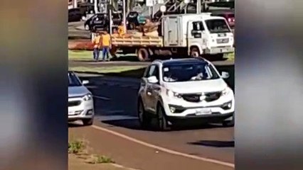 Internauta questiona retirada de flores de avenida pelo poder público