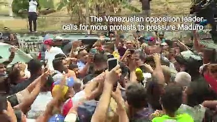 Guaido calls for more protests