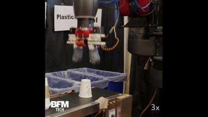 Ce robot peut trier les déchets recyclables grâce au toucher