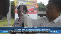 Polres Lampung Selatan Gagalkan Penyelundupan 20 Kilogram Sabu