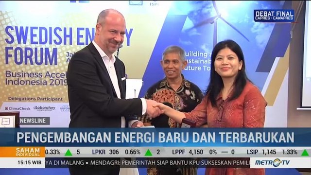Swedia Tawarkan Teknologi Hemat Energi ke Indonesia