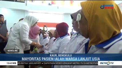 Ratusan Warga Kaur Bengkulu Jalani Operasi Katarak Gratis