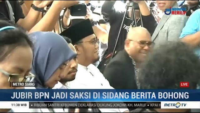 Dahnil Anzar Bersaksi untuk Ratna Sarumpaet