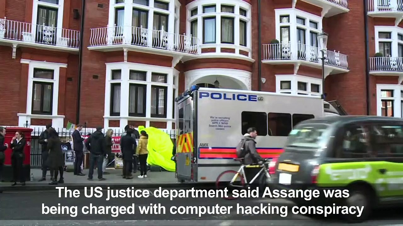 Assange arrested in London on US extradition request