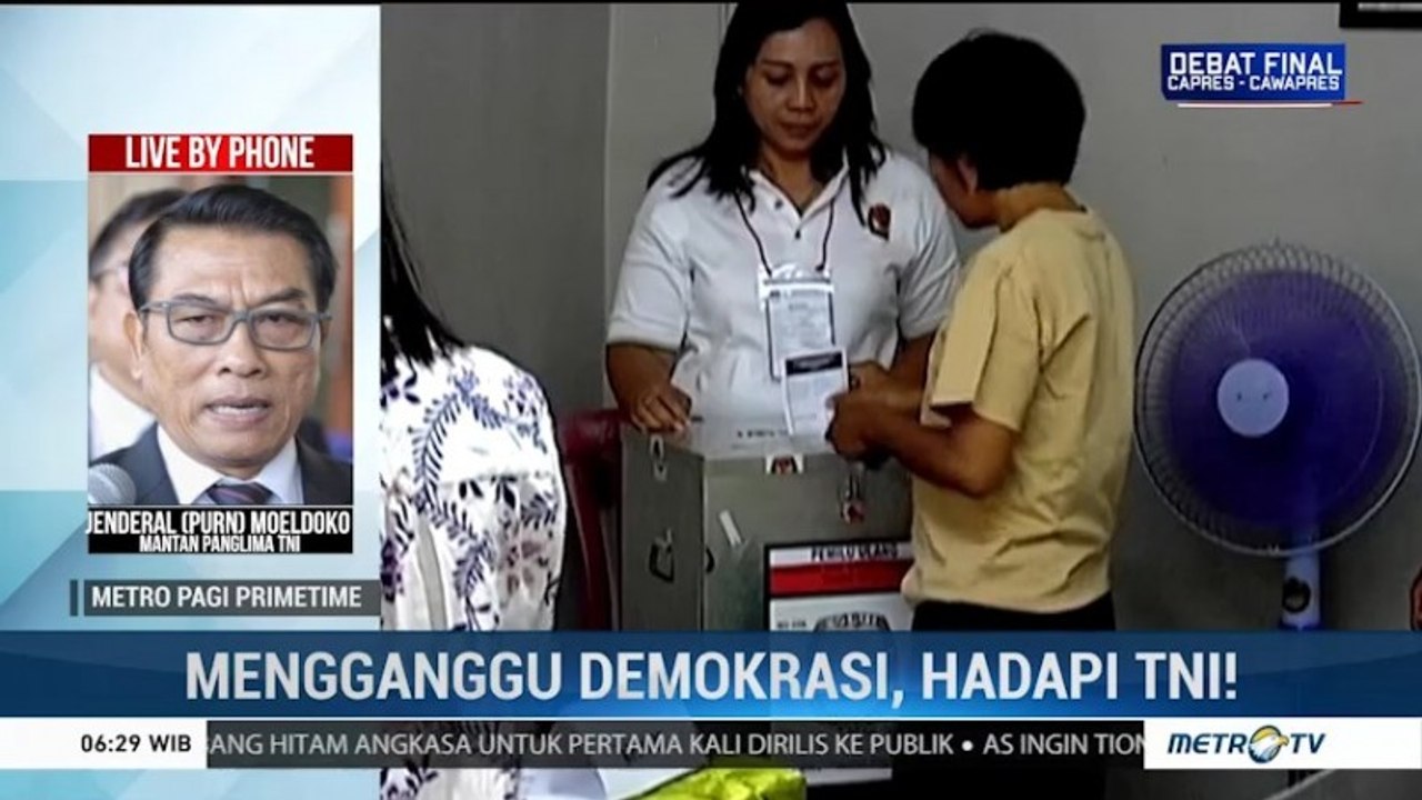 Moeldoko: Pengganggu Demokrasi Harus Ditindak T...