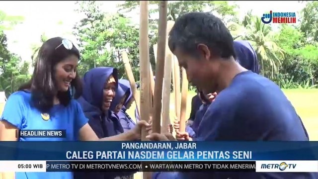 Lestarikan Budaya, Caleg NasDem Gelar Pentas Seni di Pangandaran