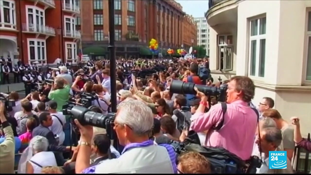 Julian Assange arrested nearly seven years after taking refuge in Ecuadorian embassy
