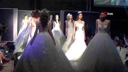 Karaman'da Ünlü Mankenlerden Gelinlik Defilesi