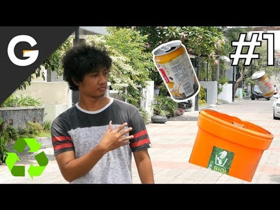 Epic Can Trick Shot #1 || Gamebrott Throwing Style