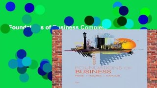 Foundations of Business Complete
