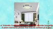 Horisun ETL Listed Dimmable LED Flush Mount Ceiling Light 100W Incandescent Bulbs