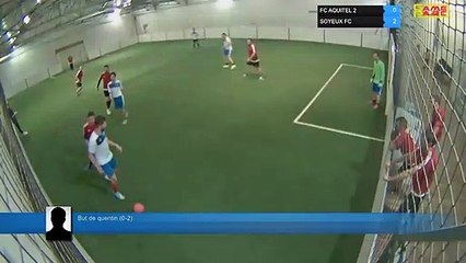 But de quentin (0-2) - FC AQUITEL 2 Vs SOYEUX FC  - 11/04/19 19:00 - LIGUE 4  - Poitiers Game Parc