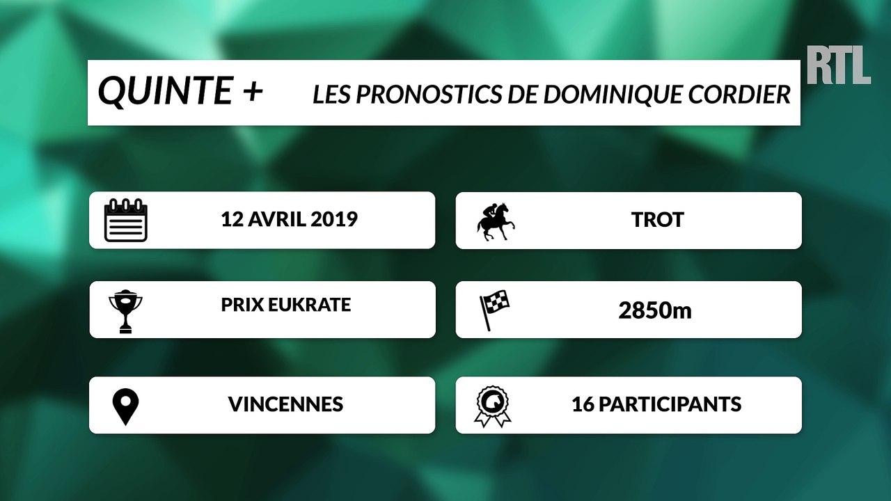 On refait les courses du 12 avril 2019