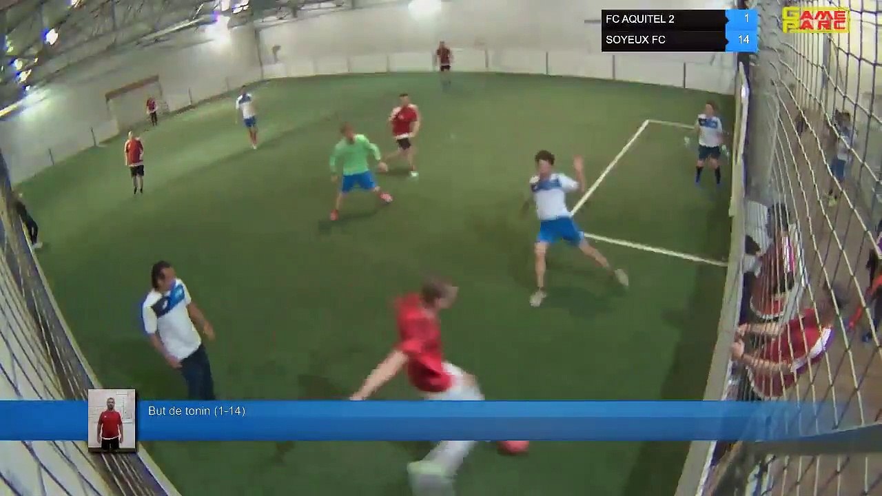 But de tonin (1-14) - FC AQUITEL 2 Vs SOYEUX FC  - 11/04/19 19:00 - LIGUE 4  - Poitiers Game Parc
