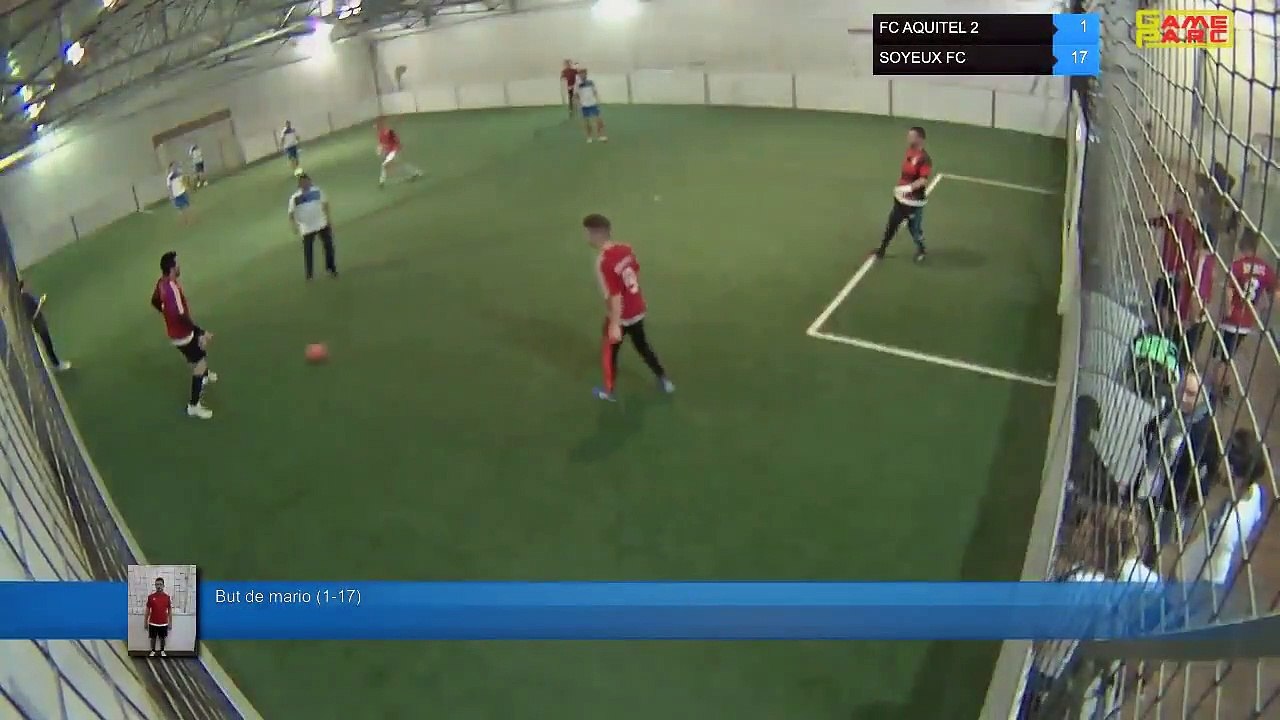 But de mario (1-17) - FC AQUITEL 2 Vs SOYEUX FC  - 11/04/19 19:00 - LIGUE 4  - Poitiers Game Parc